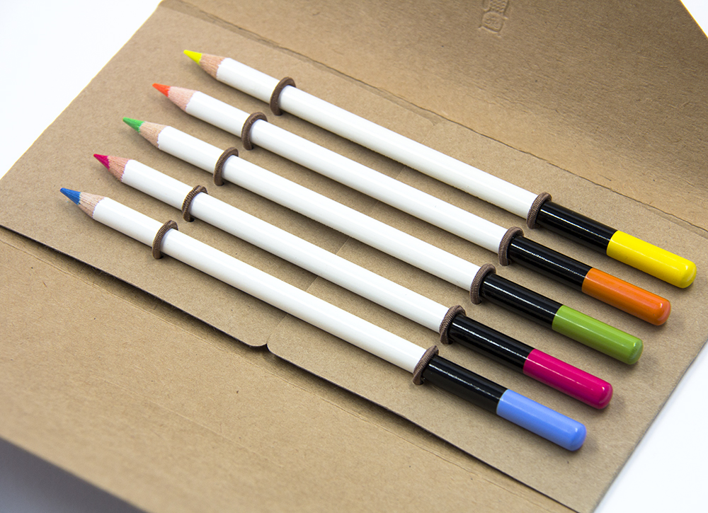 Farbstift-Set mit speziellen Farben